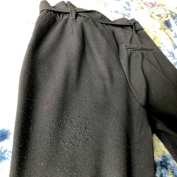 Zara TRF Collection Black Paperbag Trousers - Picture 8 of 8